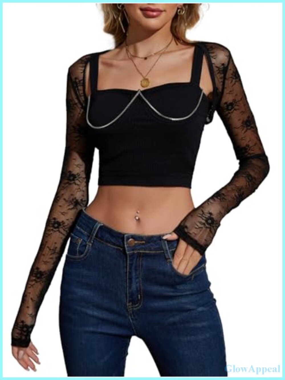 Sheer Lace Mesh Bolero Shrug, Long Sleeve Floral Cardigan